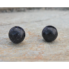 Blue Goldstone 10mm Round Natural Crystal Studs Earrings VTrendz