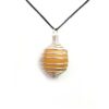 Cage with Yellow Aventurine Pendant Necklace Natural Crystals For Energy Balancing, Meditation, Reiki, Healing Approx. 2cm Pendant