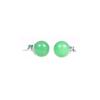 Green Aventurine 10mm Round Natural Crystal Studs Earrings VTrendz