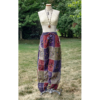 Plain Threadwork Boho Patch Pants VTrendz