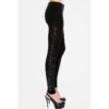 15469P - Rhinestone Leggings with Bling on the side VTrendz