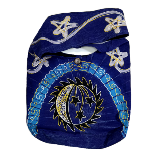 Moon & Stars Embroidered Bohemian Hippie Bag