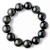 Obsidian Bracelet, 8mm Unisex Natural, Positivity, Protection, Balancing Energy VTrendz