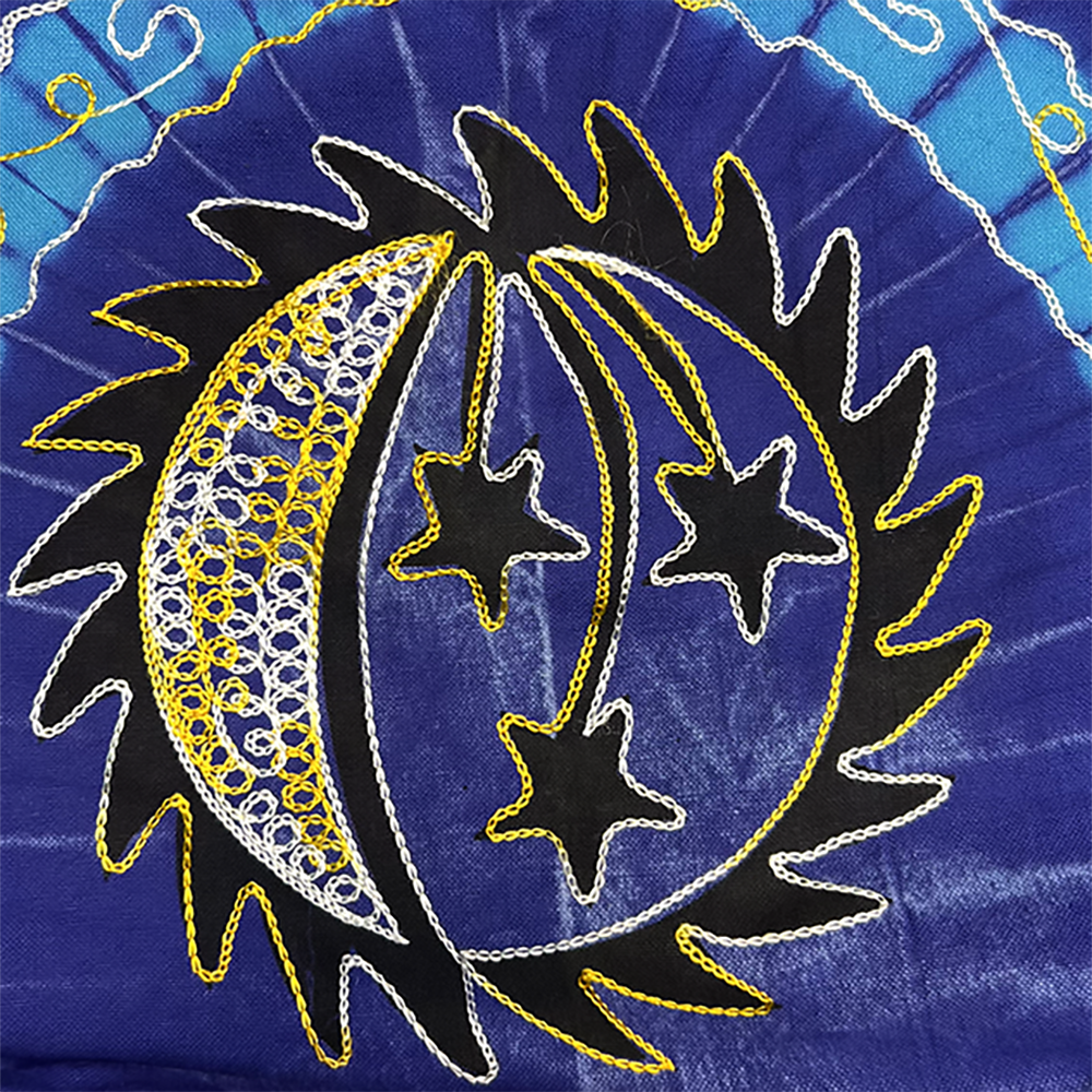 Moon & Stars Embroidered Bohemian Hippie Bag - Image 2