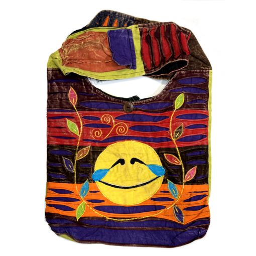 Smile Emoji Shoulder Boho Bag