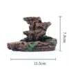 Small Rockery Ceramic Backflow Incense Holder Waterfall Incense Burner, Reflux Burner, Handmade Ceramic, Home Décor for Meditation, Mini-Zen Experience Size: 10.5*8.5 cm VTrendz