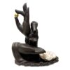 2 Hands w/Lotus Backflow Incense Holder Waterfall Incense Burner, Reflux Burner, Handmade Ceramic, Home Decor for Meditation, Mini-Zen Experience 15.5*8.5*18 cm VTrendz