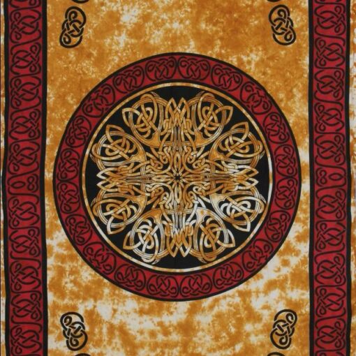 Celtic Knot Wall Hanging Handmade Cotton Tapestry 84"x54" inch