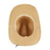 Cowboy Straw Hat For Men/Women Unisex Attractive Hat with Leather Strap; Adult One Size Fits Most (22-23 inches), adjustable size VTrendz