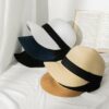 Straw Ball Hat Trendy Beach Hats For Men/ Women; Adult One Size Fits Most (22-23 inches), adjustable size VTrendz