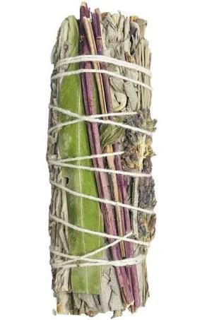 White Sage 7 Herb Mix Power Smudge Stick for Ultimate Purification, Protection, and Healing - Image 2