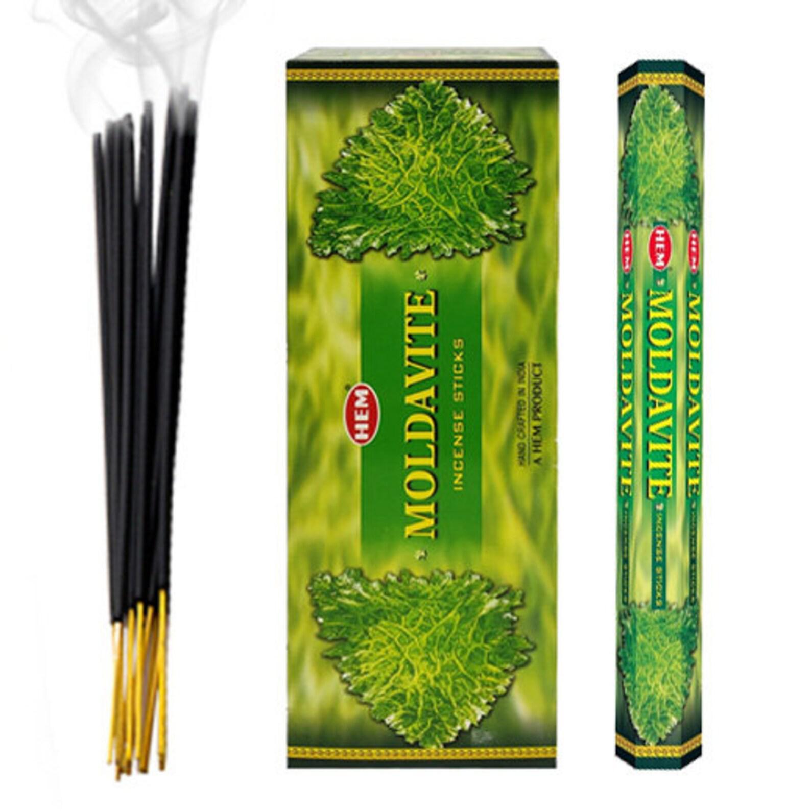 HEM Moldavite Incense Sticks for Rapid Spiritual Transformation and Growth