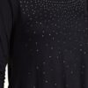 16879L- Long Sleeve Knit Top with Stones VTrendz