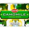 Hem Camomile Incense Sticks for Relaxation, Calm, and Serene Atmosphere VTrendz
