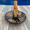 Peruvian Ceramic Burner Handmade 5" Diameter VTrendz