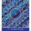 Mother Earth Mandala Oracle Deck, Tarot inspired, Spiritual Divination Tools, Metaphysical Gifts, 5"*4.5" Deck, 44 Cards & Guidebook Set VTrendz