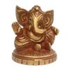 Ganesh Statue Handmade Brass Antique Finish Idol Figurine Statue, 3" VTrendz