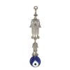 2 Hamsa Hands with Evil Eye Hangings, Handmade, 12" VTrendz