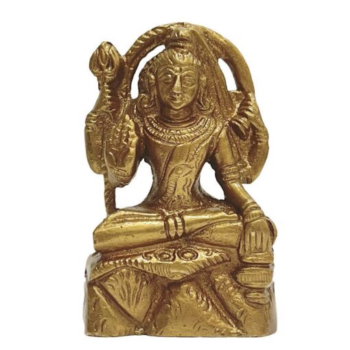 Shiva Statue Handmade Brass Idol Figurine Statue, 3"