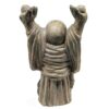The Volcanic Stone Statue Standing Happy/Lucky Buddha 9.5 inches tall x 5 inches wide x 3.75 inches deep VTrendz
