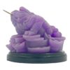 Feng Shui Statue,Figurine, Froasted Purple Toad 2.5 inch VTrendz