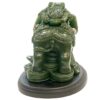 Polyresin Feng Shui Figurine Prosperity Elephant Jade 3.25" x 2.75" x 3.75" VTrendz
