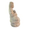 Volcanic Stone Statue Kwan Yin , Kuan Yin, Quan Yin White 13" X 6.5" X 6" VTrendz