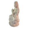 Volcanic Stone Statue Kwan Yin , Kuan Yin, Quan Yin White 13" X 6.5" X 6" VTrendz