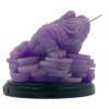 Feng Shui Statue,Figurine, Froasted Purple Toad 2.5 inch VTrendz