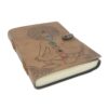 Meditating Figure 7 Chakra Leather Journal | Path to Alignment VTrendz