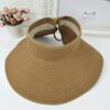 Visor Hat with Adjuster Velcro and Bow; Adult One Size Fits Most (22-23 inches), adjustable size VTrendz