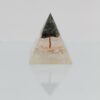 Selenite and Kambaba Jasper Base Tree of Life Orgonite Pyramid with Natural Crystals, Energy Healing, Reiki, Positivity 3*3*3 inch VTrendz