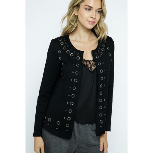 LONG SLEEVE GROMMET JACKETS WITH EYELETS by Vocal