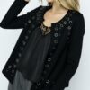 LONG SLEEVE GROMMET JACKETS WITH EYELETS by Vocal VTrendz