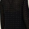 Stylish Black Rhinestone Bling Cardigan by Vocal VTrendz