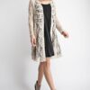 Natural Lace Jacket with Suede Button Trim by Vocal VTrendz