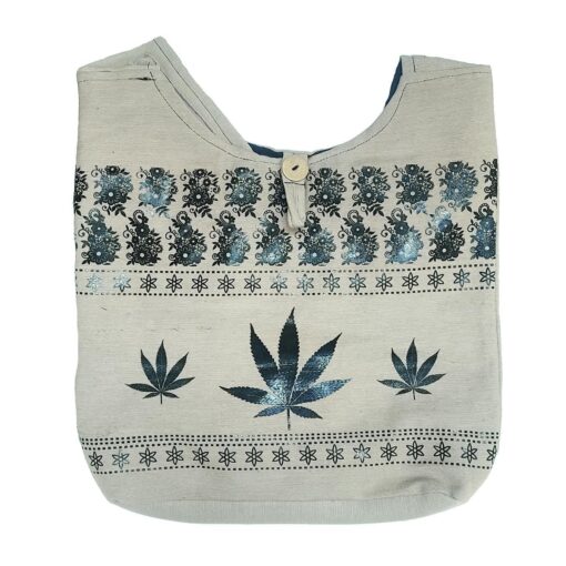 3 Hemp LeavesBoho Hobo Hippie Bags