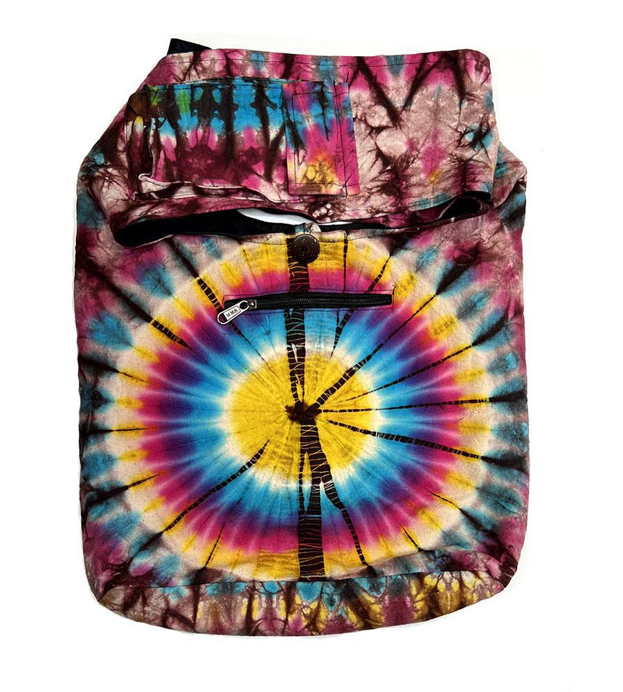 Plain Tie Dye Hippie Hobo Bag VTrendz.net