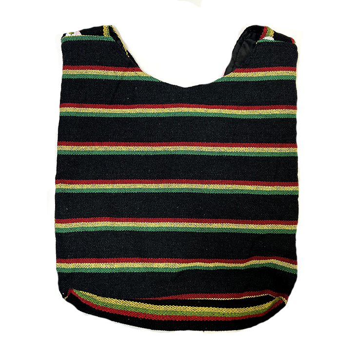Jack with Rasta Color Bohemian Cotton Hobo Bag - Image 2