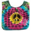 Tie Dye Bohemian Hobo Hippie Bag with Peace Sign VTrendz