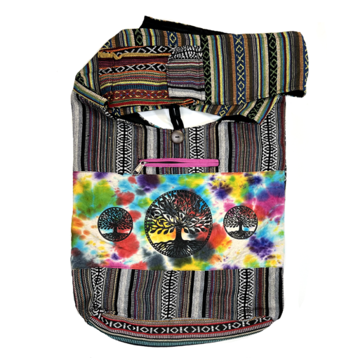 Tree of Life Tie Dye Boho Hobo Hippie  Bag