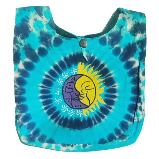 Sun Moon Embroidered Bohemian Hippie Hobo Bag