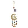 Star and Moon Windchime w/ Beads 9"L VTrendz