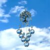 Clear Crystal Beads Suncatcher with Tree of Life Design, 16"L VTrendz