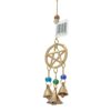 Pentacle Windchime w/ Beads 9"L VTrendz