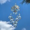 Clear Crystal Beads Suncatcher with Tree of Life Design, 16"L VTrendz