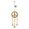 Peace Windchime w/ Crystal Beads 12"L VTrendz