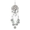 Clear Crystal Beads Suncatcher with Tree of Life Design, 16"L VTrendz
