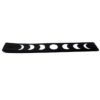 Phases of the Moon Incense Stick Burner | Lunar Cycle Ash Catcher (10"L) VTrendz
