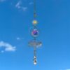 Rainbow Crystals Suncatcher with Dragonfly Design 14" VTrendz